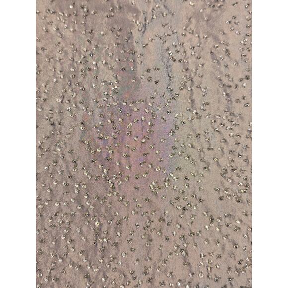 GAP Beaded Metallic Gray Mini Skirt Size 10 Y2K Metallic Holiday Evening Party - Picture 4 of 5